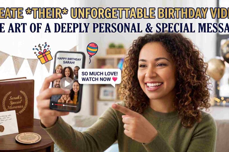 Happy Birthday Message: What to Say and How to Send a Video That Actually Gets Watched
