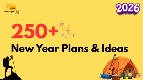 250+ New Year Plans & Ideas for 2026 – MessageAR