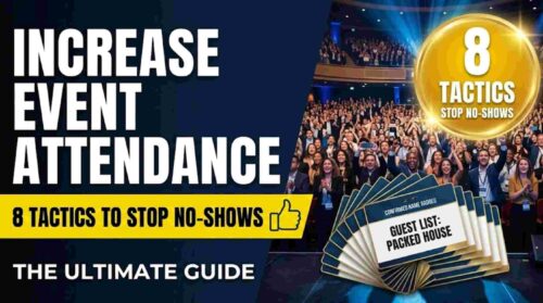 The Post-Send Panic: How to Increase Event Attendance When RSVPs Are Low