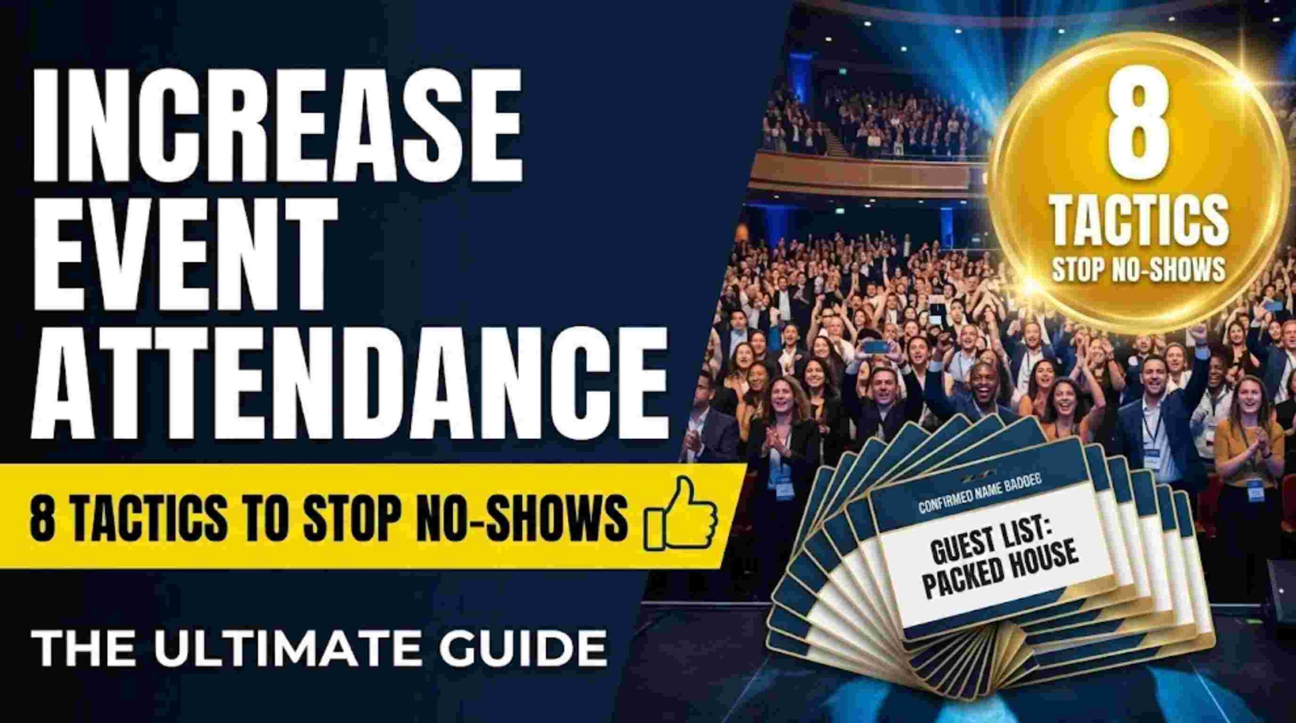 How to Increase Event Attendance & Boost Corporate RSVPs