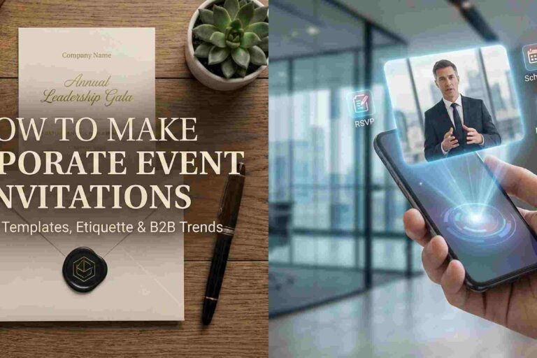 How to Make Corporate Invitations: Professional Wording, Design & Digital Trends