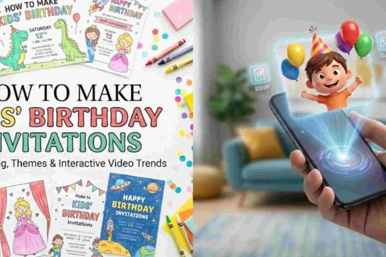 How to Make Kids’ Birthday Invitations: Fun Wording, Themes & Interactive Video Trends