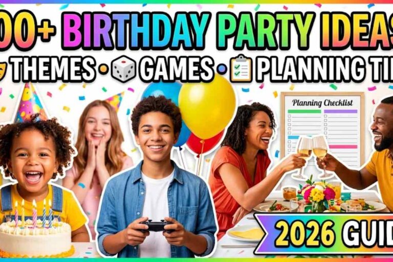 Birthday Party Ideas: 100+ Themes, Games & Planning Tips for Every Age (2026)