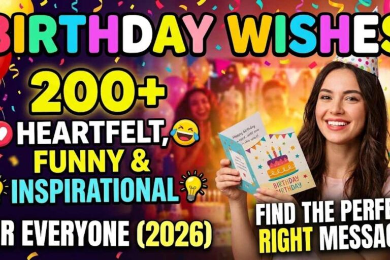 Birthday Wishes: 200+ Heartfelt, Funny & Inspirational Messages for Everyone (2026)