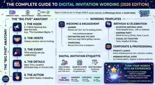 The Complete Guide to Digital Invitation Wording (2026 Edition)