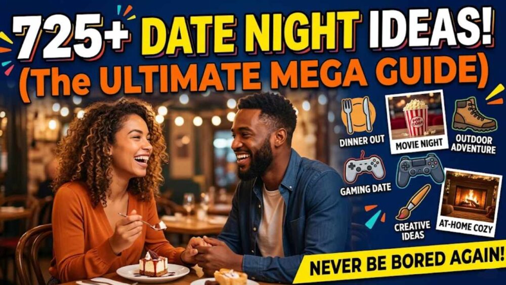 725+ Date Night Ideas for Couples (The Ultimate Mega Guide)
