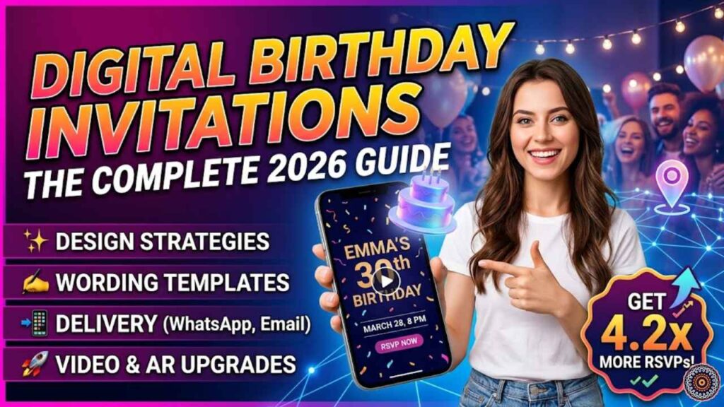 Digital birthday invitations guide 2026
