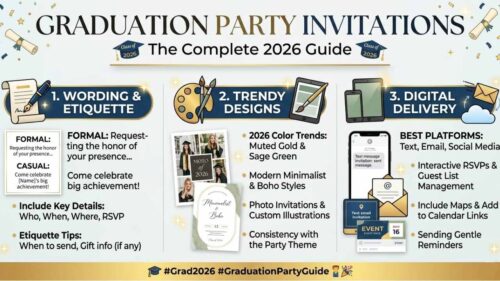 Graduation Party Invitations: The Complete 2026 Guide to Wording, Design & Digital Delivery