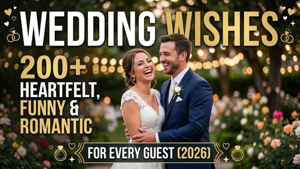 Wedding Wishes: 200+ Heartfelt, Funny & Romantic Messages for Every Guest (2026)