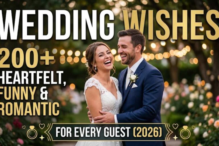 Wedding Wishes: 200+ Heartfelt, Funny & Romantic Messages for Every Guest (2026)