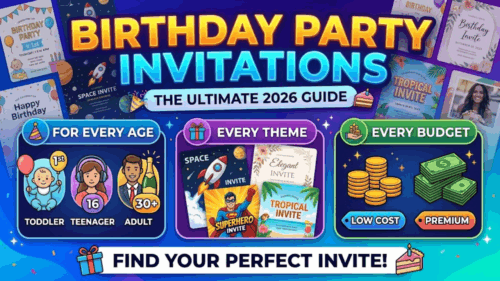 Birthday Party Invitations: The Complete 2026 Guide to Wording, Design & Digital Delivery