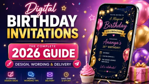 Digital Birthday Invitations: The Complete 2026 Guide to Design, Wording & Delivery