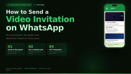 How to Send a Video Invitation on WhatsApp (The Right Way)