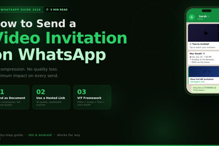 How to Send a Video Invitation on WhatsApp (The Right Way)