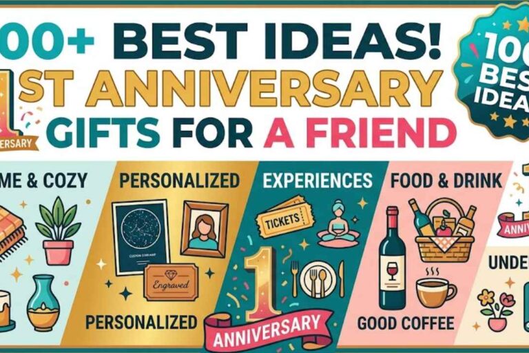 First Anniversary Gifts for a Friend: 100+ Best Ideas
