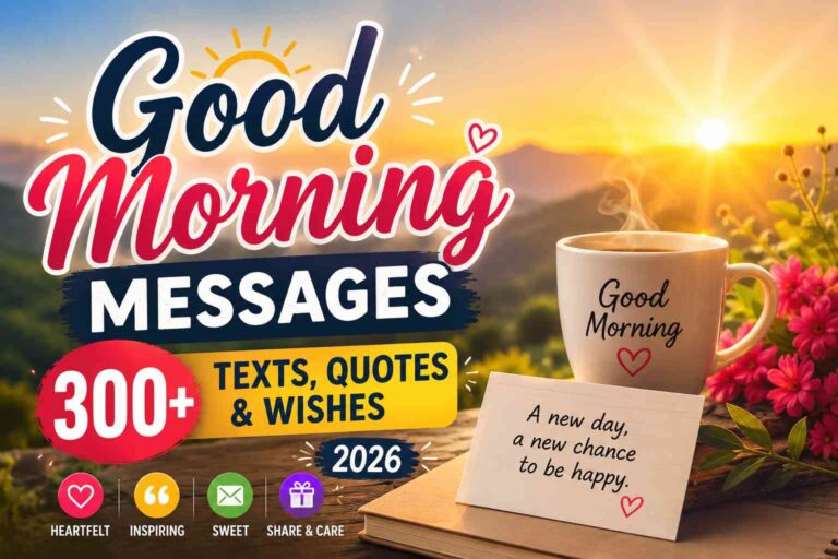 Good Morning Messages: 300+ Texts, Quotes & Wishes (2026)