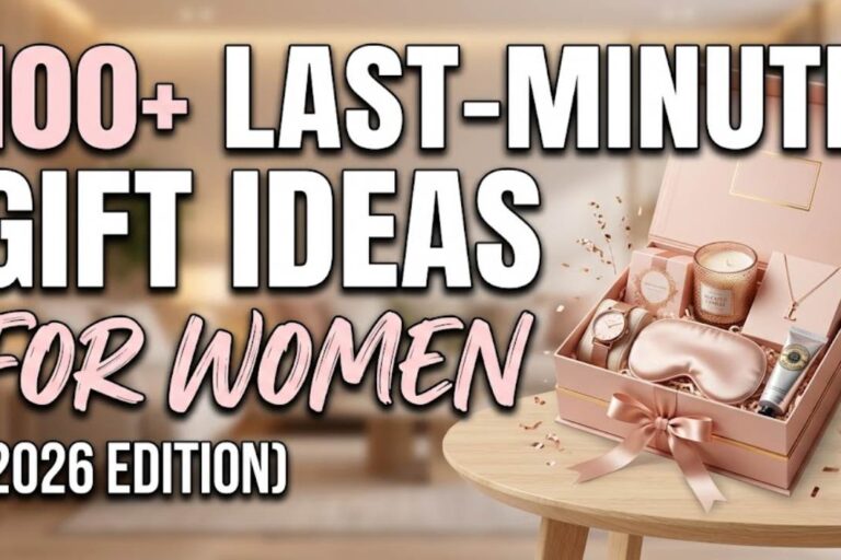 Last-Minute Gifts for Women: 100+ Ideas That Work (2026)