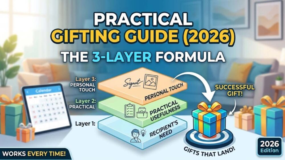 Practical Gifting Guide: The 3-Layer Formula for Gifts That Actually Land (2026)