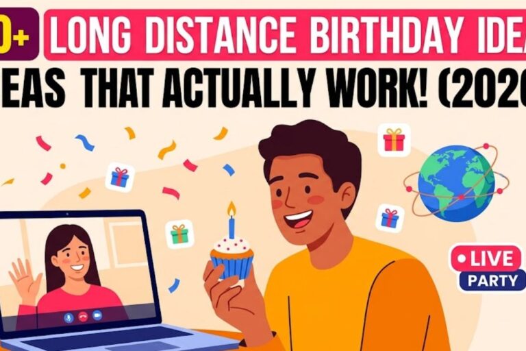 How to Celebrate a Birthday Long Distance: 60+ Ideas That Actually Work (2026)