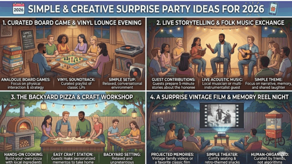 Ideas for Throwing a Surprise Birthday Party in 2026