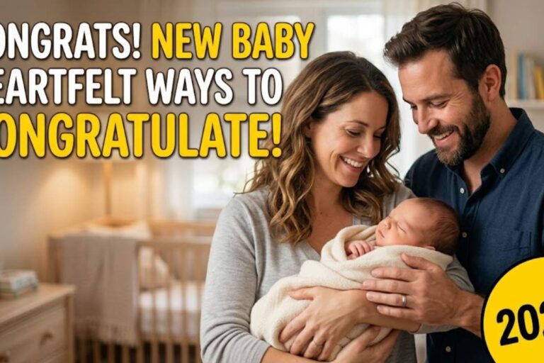 What Are Some Heartfelt Ways to Congratulate Someone on a New Baby (2026)