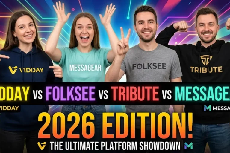VidDay vs Folksee vs Tribute vs MessageAR (2026)