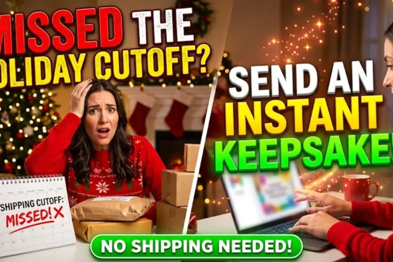 Missed the Holiday Shipping Cutoff? How to Send an Instant Keepsake